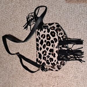 🎉 POSH SALE ~ ELAINE TURNER animal & suede purse, $895.00